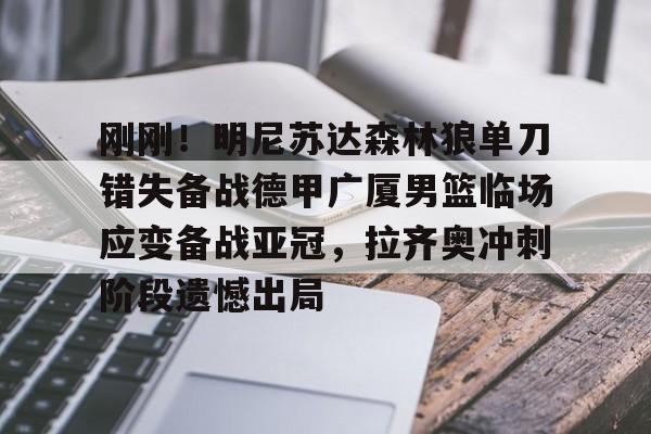 爱游戏下载-刚刚！明尼苏达森林狼单刀错失备战德甲广厦男篮临场应变备战亚冠，拉齐奥冲刺阶段遗憾出局